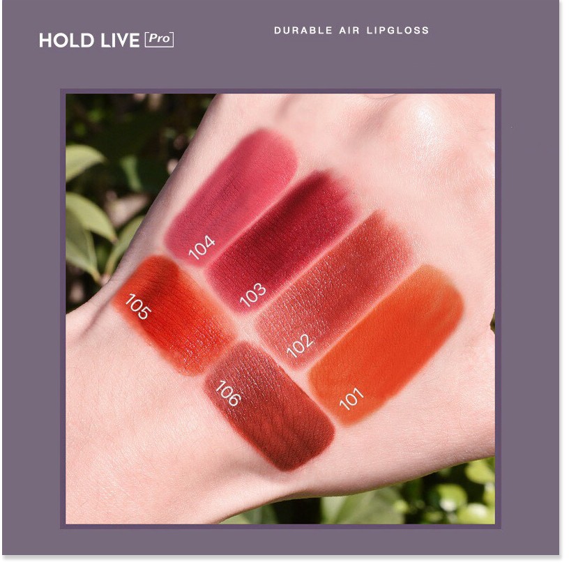 [Mã giảm giá] [Mã 66FMCGSALE hoàn 8% xu đơn 500K] Son kem HOLD LIVE mềm mịn mọng môi Durable Air Lip Gloss