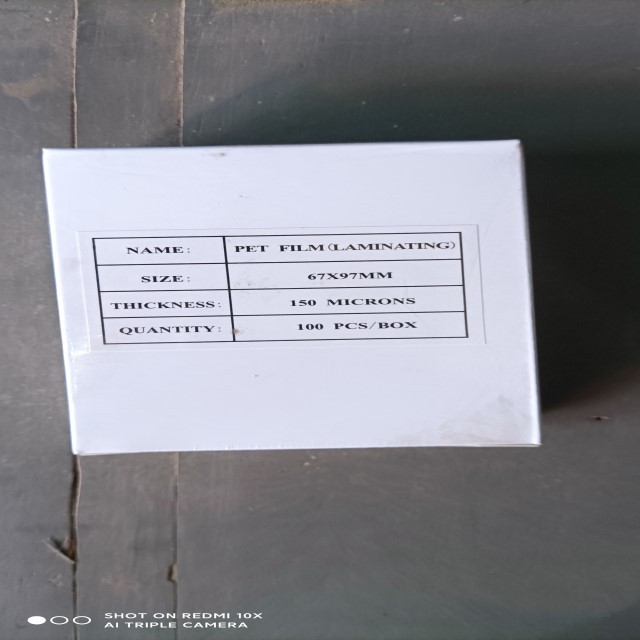 Màng Ép Plastic A5/A6/CMND/GPLX 100 TỜHỘP