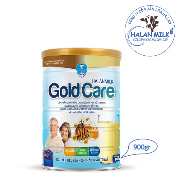 Sữa Halanmilk Gold Care 400gr-900gr - Đông Trùng Hạ Thảo