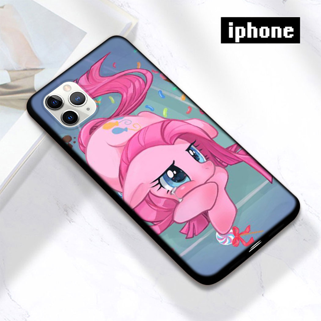 Ốp Điện Thoại Silicon Mềm Đen Hình My Little Pony Cho Iphone 11 Pro Max 12 Mini Pro Xs Max Se 2020 Xc51