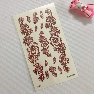Hình xăm dán hoa văn xinh 10x6cm- mua 5 tặng 1 mini tattoo