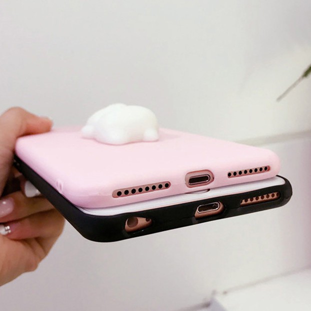 Ốp Điện Thoại Mềm Hình Mèo Squishy Cho iPhone 14 13 12 11 Pro Max 12 13 Mini X XR XS Max 8 7 6s 6 14 Plus 5 5S SE 2020