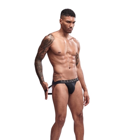 Quần lót nam dây hở mông jockstrap nâng mông sexy SEEINER dây hở mông - Quần sịp nam dây chéo nâng mông căng tròn
