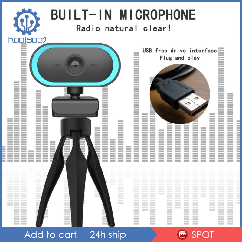 Webcam 2k Hd Tích Hợp Micro Hỗ Trợ Gọi Video Và Ghi Âm | BigBuy360 - bigbuy360.vn