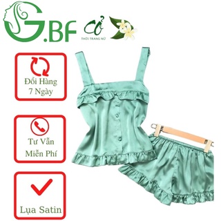 Đồ Bộ Mặc Nhà 🌺🌺 Bộ Ngủ Nữ Lụa Satin mềm mát , thoáng mát , không nhăn không co