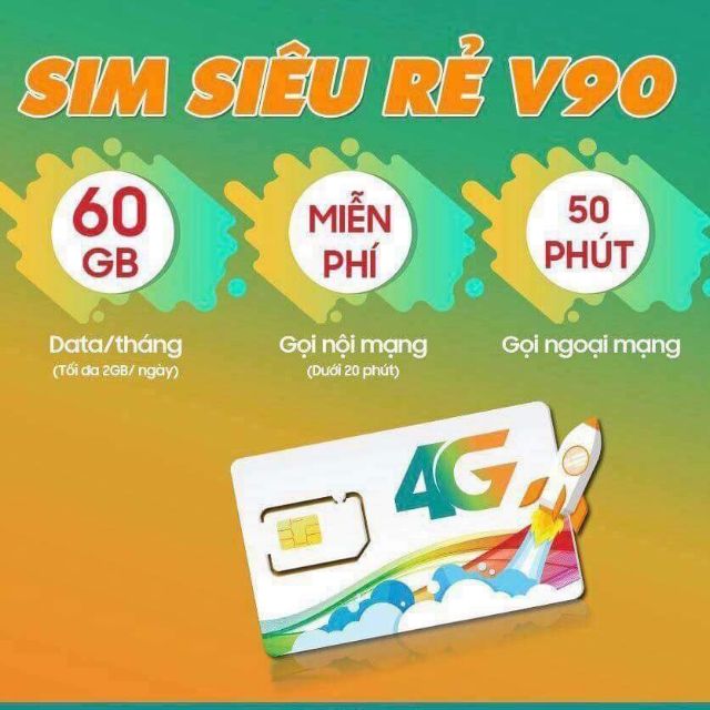 Sim v90 10 số