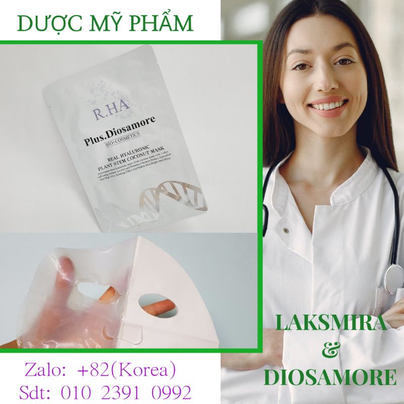 Mặt nạ phục hồi tế bào gốc tươi 4D plus diosamore( phiên bản nâng cấp của nạ laksmira)