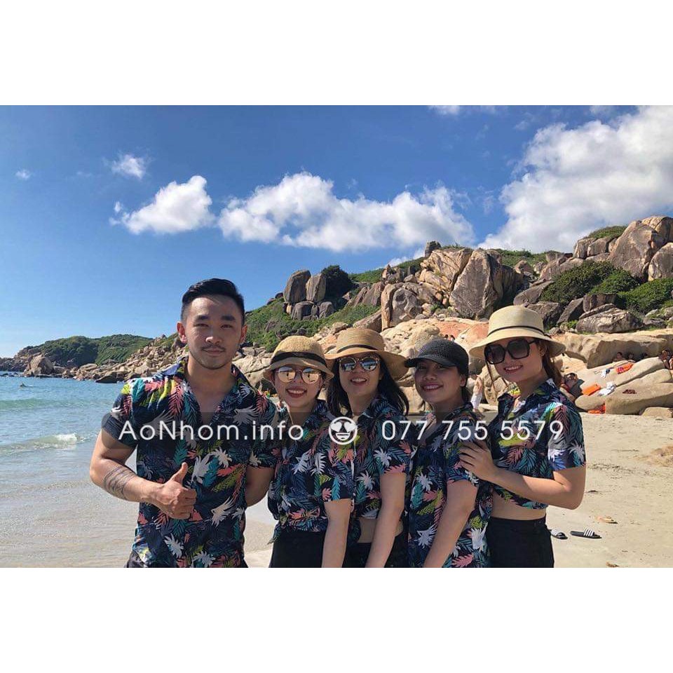 [Mã FAMAYMA2 giảm 10K đơn 50K] 🌿 Áo sơ mi đi biển mềm mát - Lá cây #06 | BigBuy360 - bigbuy360.vn