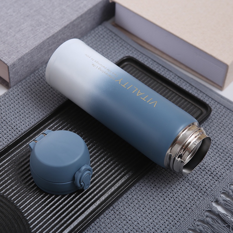 Bình Giữ Nhiệt Fashion 450ml, Tặng Kèm Sticker 2D, DQmart