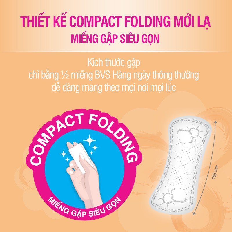 Băng vệ sinh Diana Hàng ngày Sensi Compact gói 20 miếng