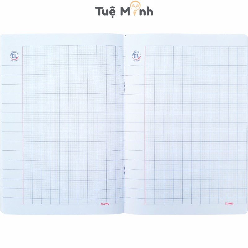 Vở ô ly 80 trang VPP Tuệ Minh B5 Klong Chích Bông MS 030 giấy ghim tập vở viết bài chất lượng