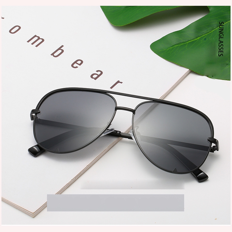 Male Aviator Outdoor Sunglasses Women Trend Double Beam Shade Glasses for Men Fashion Oval Eyewear | BigBuy360 - bigbuy360.vn