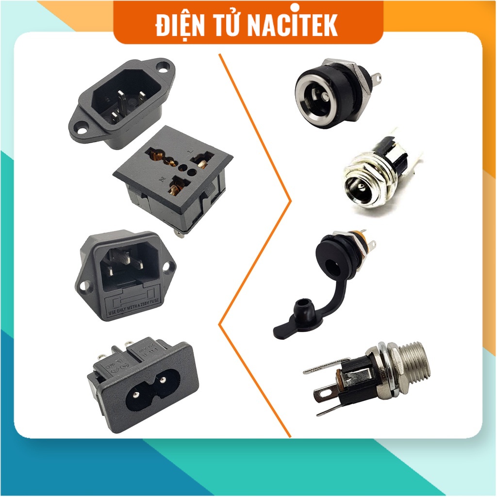 Ổ cắm điện AC | Jack cắm ổ cắm DC