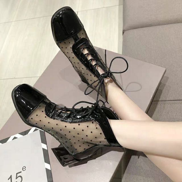 SẴN Boot chấm bi lưới