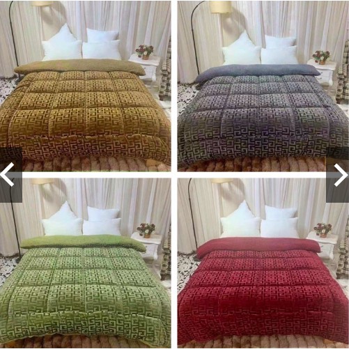 Chăn Lông Cừu Chữ Vạn 200 x 230cm Nhiều Mẫu, Chăn Đại Hàn