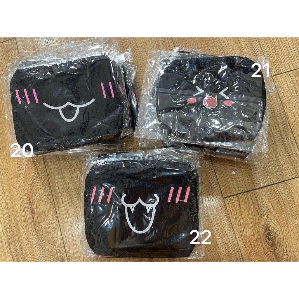 Khẩu Trang Mochi Kute Dễ Thương Màu Đen
