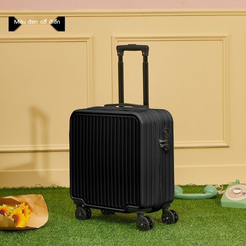 ✧ Hành lý nam 18 inch mini nhỏ gọn nữ xe đẩy mật khẩu 20 vali du lịch dễ thương lên máy bay