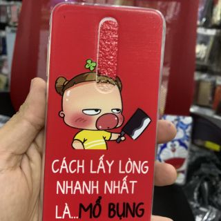 Ốp Nokia X5(5.1plus) dẻo in hình kute