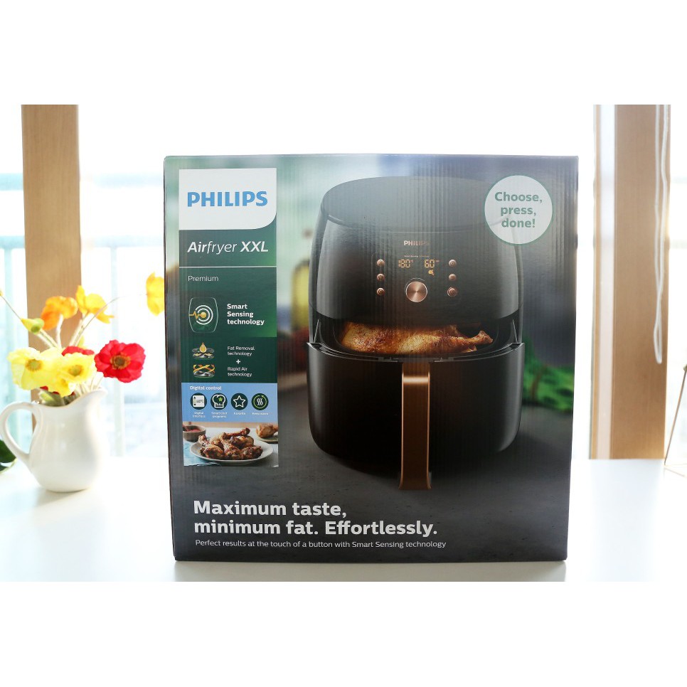 Nồi chiên không dầu điện tử Premium Airfryer XXL Philips HD9860