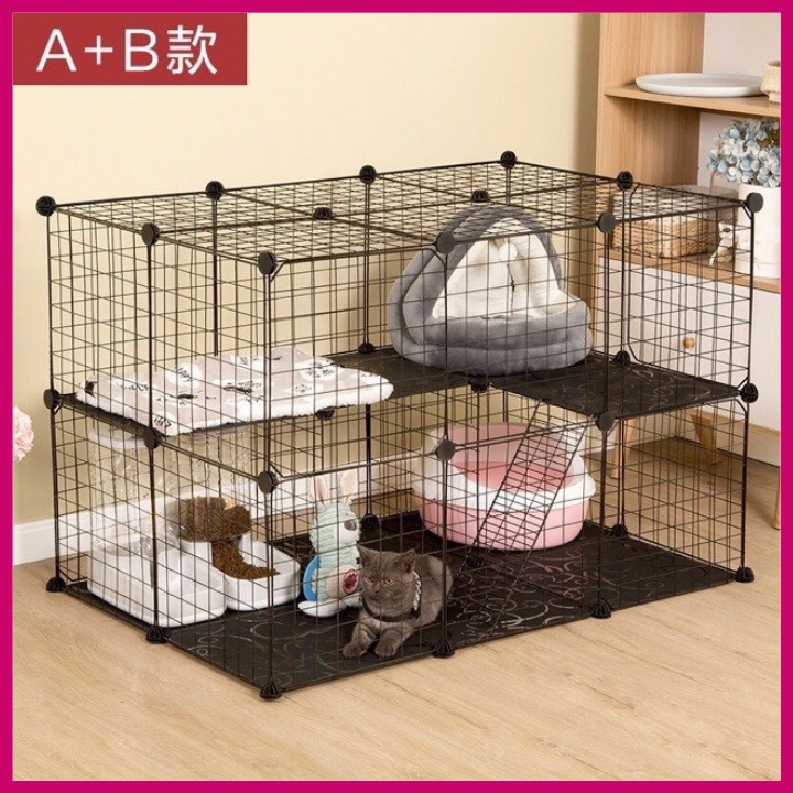 Nhà, chuồng, nệm cho chó mèo, pet thú cưng lắp ghép tiện ích. Mua 1 tấm tặng kèm 2 chốt