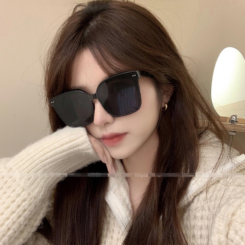 Kính Mát Gọng Vuông Lớn Phong Cách Hàn Quốc Cổ Điển Thời Trang Cho Nam Và Nữ