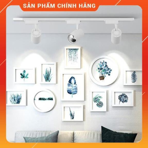 ĐÈN RỌI Thanh Ray 1M Màu Đen, Trắng Đèn Led Chiếu Sáng TC [Den Roi]