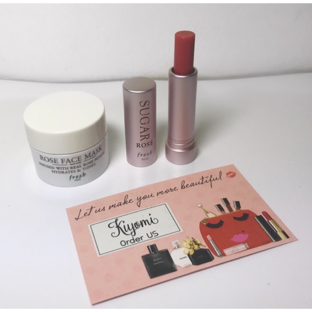 Son dưỡng môi và mask Fresh