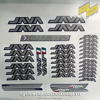 Tem decal dán sườn xe đạp gấp JAVA CL2 | JAVA Folding Decal | CycleWrap