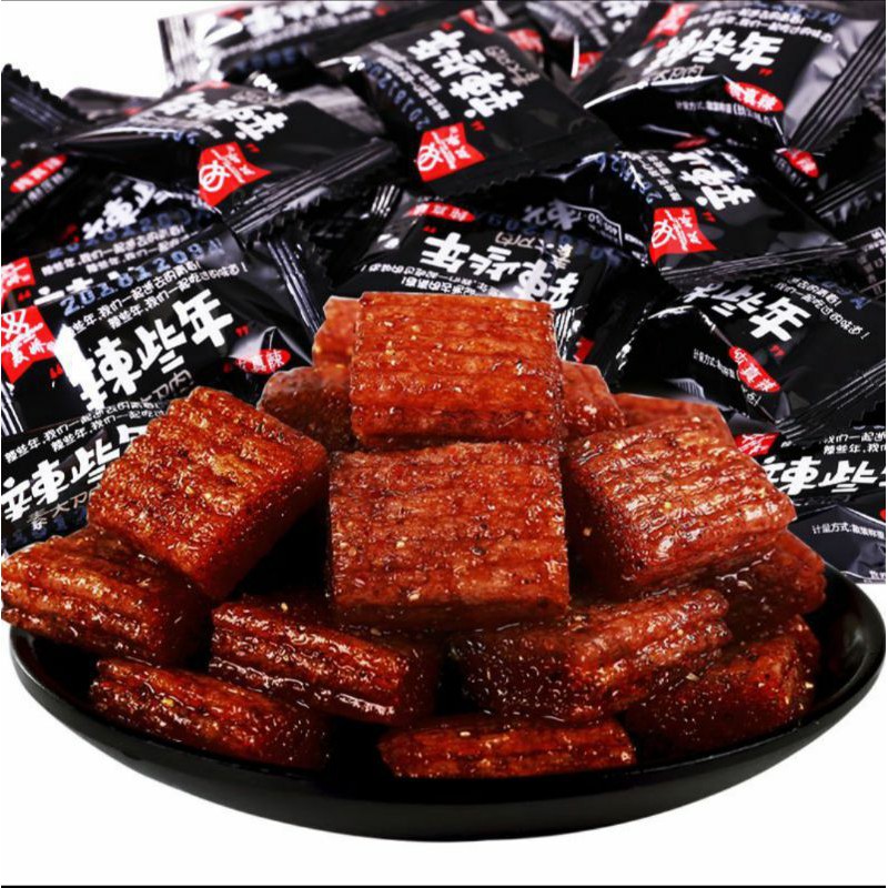 Thịt hổ đen chay sốt cay_1 gói 250g