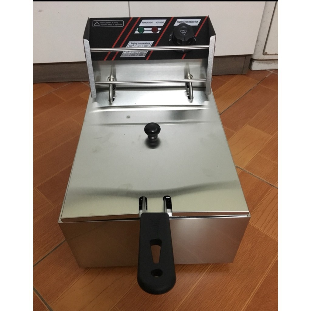 Bếp Chiên Nhúng Điện + Máy Cắt Khoai Tây 2 Cỡ Dao