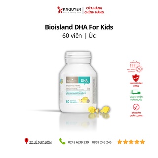 Dha cho bé của Úc - Bio Island - 60 Viên