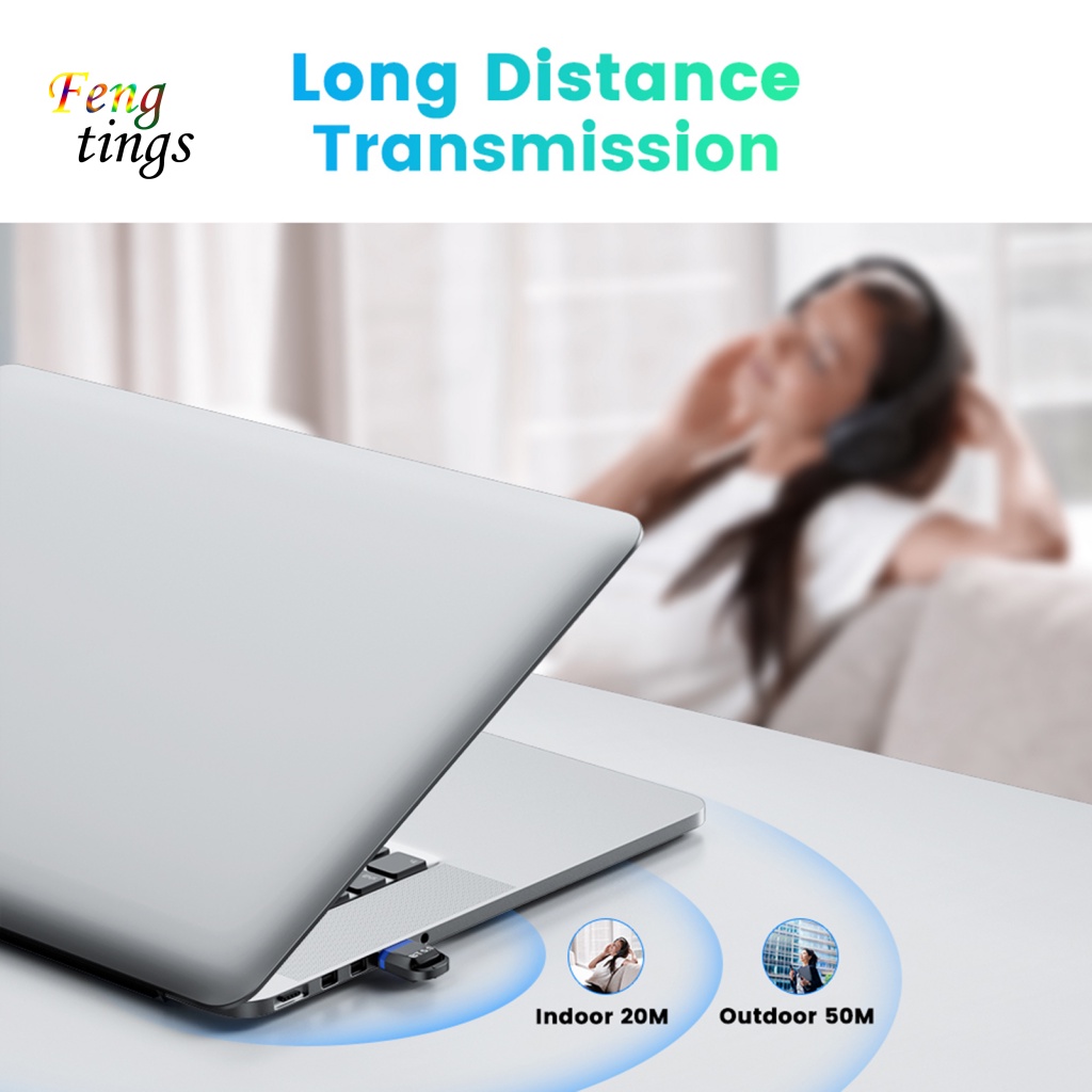 Usb Truyền Nhận Tín Hiệu Bluetooth 5.0 Tự Động Lưng