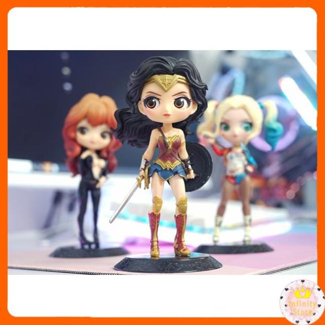 MÔ HÌNH HARLEY QUINN CHIBI - WONDERWOMAN - BLACKWINDOW INFINY DECOR