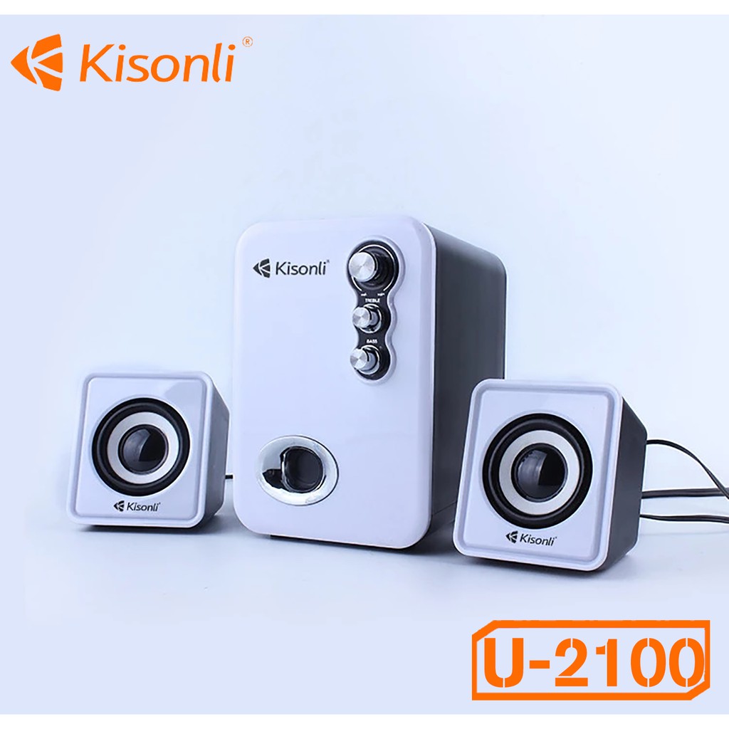 [Mã ELFLASH5 giảm 20K đơn 50K] Loa Vi Tính Kisonli U-2100 2.1 (Màu ngẫu nhiên)