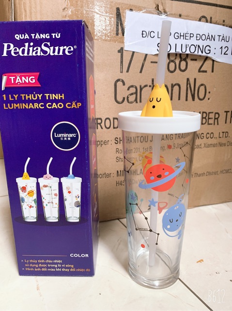 [Mã LIFE10K1904 giảm 10K đơn 20K] Ly ống hút thuỷ tinh Lumiac | BigBuy360 - bigbuy360.vn