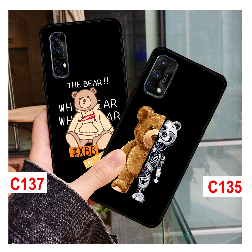 Ốp Lưng Realme 7 - Realme 7 Pro in hình gấu dễ thương, đặc sắc. Ốp realme rẻ bền đẹp phần 2
