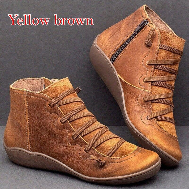 Giày Bốt Nữ Da Lộn Thời Trang Vintage . 2020 new <