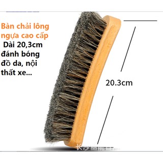 Bàn chải lông ngựa loại to 20,3cm đánh bóng đồ