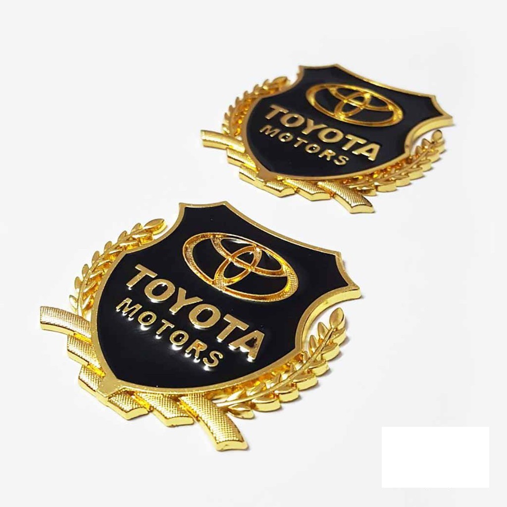 Bộ 2 Logo Bông lúa Toyota