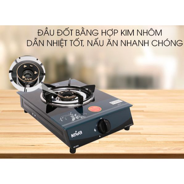 Bếp gas đơn Kiwa KW-300G-Chính Hãng trưng bày 98%-Bảo Hành 12 Tháng