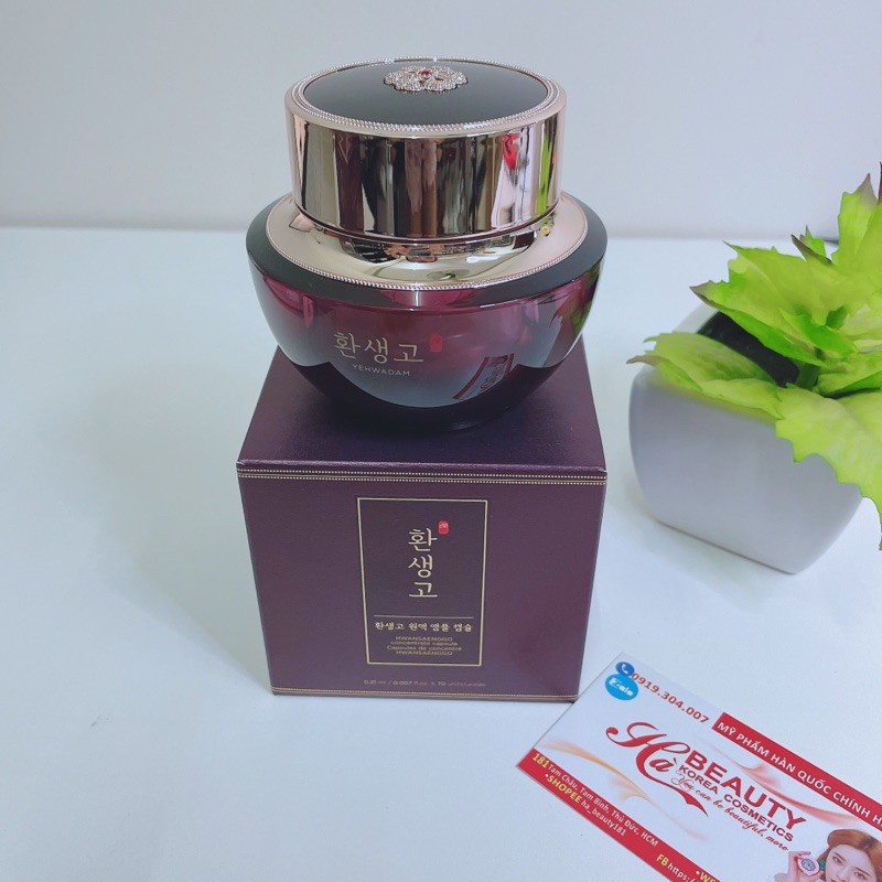 [THE FACE SHOP_Auth] Tinh chất dưỡng da Đa năng YEHWADAM HWANSAENGGO AMPOULE CAPSULE TFSN20