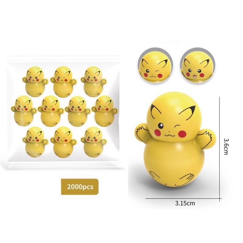 Lật đật mini, đồ chơi lật đật mini cho bé giải trí cute dễ thương TO09