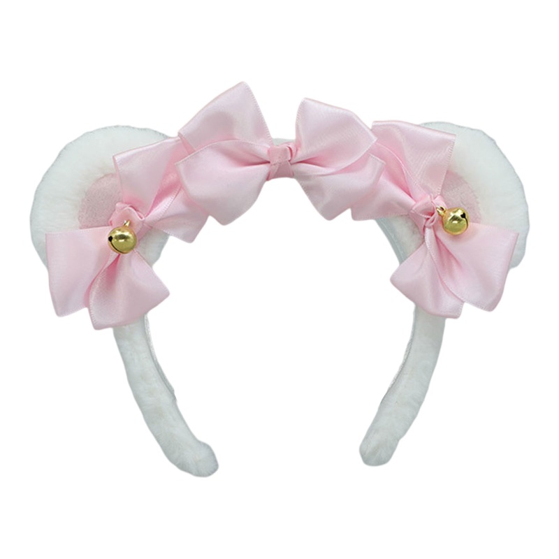 Băng Đô Tai Gấu Bông Phong Cách Lolita Đáng Yêu Dành Cho Nữ