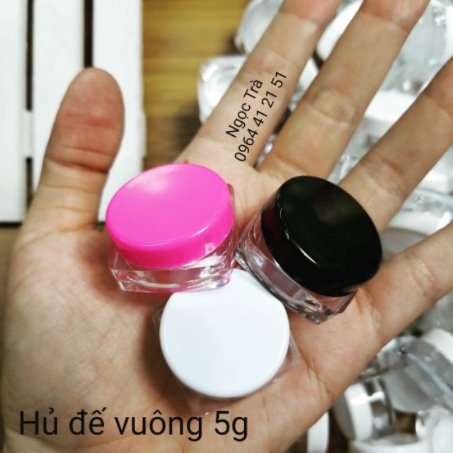 Combo 100c hủ 5g đế vuông