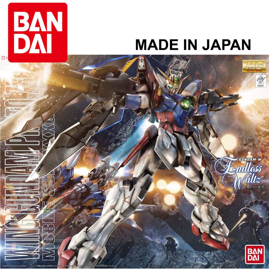 Đồ chơi Lắp ráp Mô hình Gundam Bandai 1/100 MG Wing Gundam Proto Zero EW Serie MG Gundam W