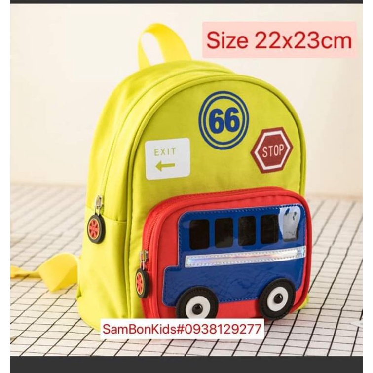 Ba lô xe bus cho bé trai- SamBonkids