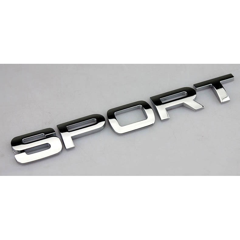 Tem 3d Chữ Sport Phong Cách Land Rover (mẫu 9) MS-69