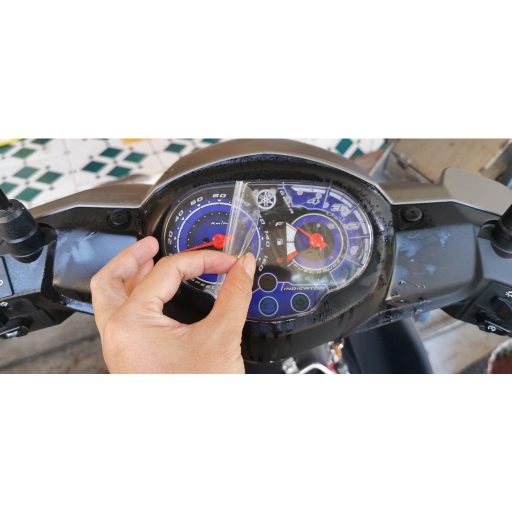 Miếng dán PPF bảo vệ đồng hồ xe máy YA XSR -R15V3-MT15-R3-MT03, Honda CBR150R, CB150R-300R- CBR650R-CB650R-500R