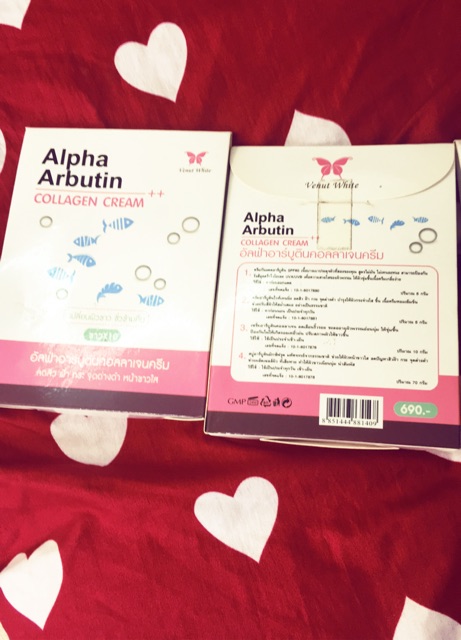 Set dưỡng da ALPHA ARBUTIN COLLAGEN CREAM ( 4 sản phẩm ) made in thailand