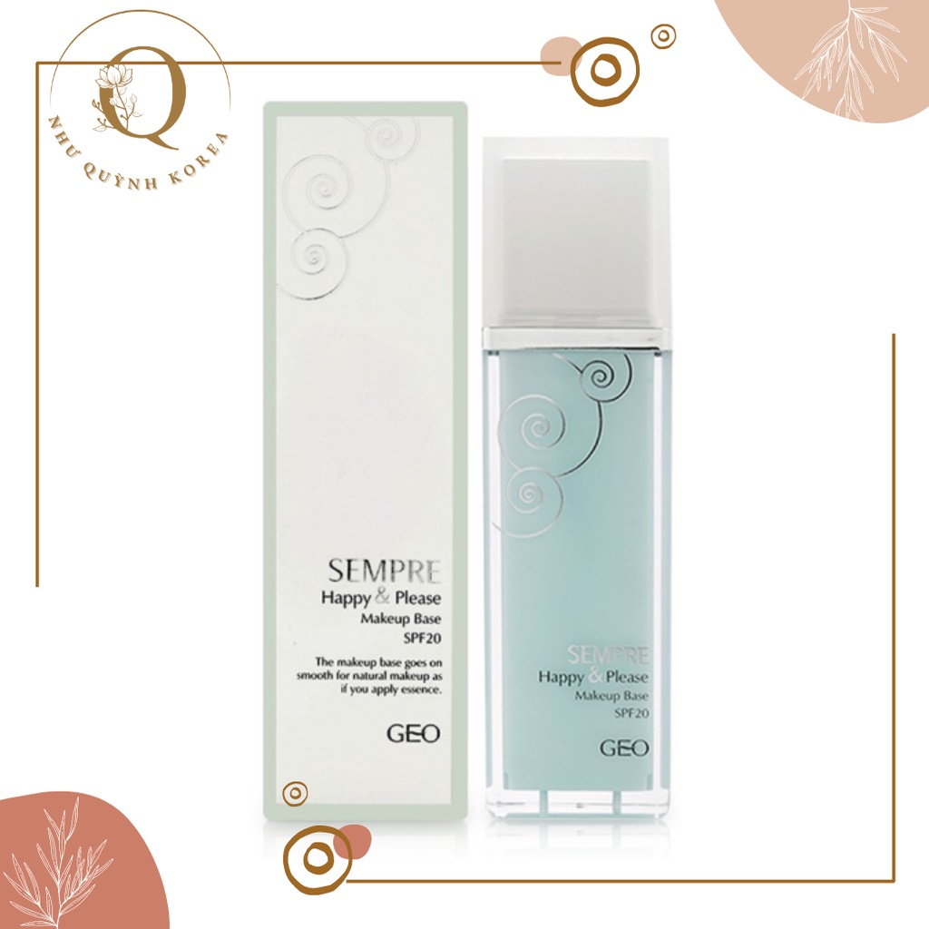 Kem Lót Trang Điểm Geo Sempre Happy & Please Makeup Base SPF20 Màu 02 40ml